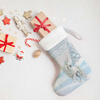 Magical Christmas Stocking Unicorn With Cotton Candy Xmas Tree - Wonder Print Shop