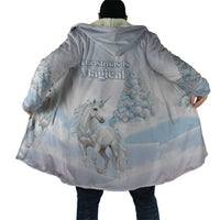 Magical Christmas Cloak Unicorn With Cotton Candy Xmas Tree - Wonder Print Shop