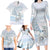 Magical Christmas Family Matching Long Sleeve Bodycon Dress and Hawaiian Shirt Unicorn With Cotton Candy Xmas Tree - Wonder Print Shop