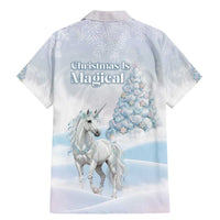 Magical Christmas Family Matching Mermaid Dress and Hawaiian Shirt Unicorn With Cotton Candy Xmas Tree - Wonder Print Shop