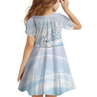 Magical Christmas Family Matching Off The Shoulder Long Sleeve Dress and Hawaiian Shirt Unicorn With Cotton Candy Xmas Tree - Wonder Print Shop