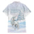 Magical Christmas Family Matching Off The Shoulder Long Sleeve Dress and Hawaiian Shirt Unicorn With Cotton Candy Xmas Tree - Wonder Print Shop