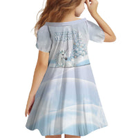 Magical Christmas Family Matching Off Shoulder Maxi Dress and Hawaiian Shirt Unicorn With Cotton Candy Xmas Tree - Wonder Print Shop