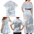 Magical Christmas Family Matching Off Shoulder Maxi Dress and Hawaiian Shirt Unicorn With Cotton Candy Xmas Tree - Wonder Print Shop