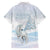 Magical Christmas Family Matching Off Shoulder Maxi Dress and Hawaiian Shirt Unicorn With Cotton Candy Xmas Tree - Wonder Print Shop