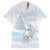 Magical Christmas Family Matching Off Shoulder Short Dress and Hawaiian Shirt Unicorn With Cotton Candy Xmas Tree - Wonder Print Shop