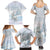 Magical Christmas Family Matching Summer Maxi Dress and Hawaiian Shirt Unicorn With Cotton Candy Xmas Tree - Wonder Print Shop