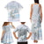 Magical Christmas Family Matching Tank Maxi Dress and Hawaiian Shirt Unicorn With Cotton Candy Xmas Tree - Wonder Print Shop