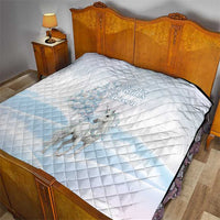 Magical Christmas Quilt Unicorn With Cotton Candy Xmas Tree - Wonder Print Shop