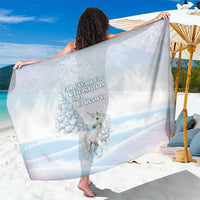 Magical Christmas Sarong Unicorn With Cotton Candy Xmas Tree - Wonder Print Shop