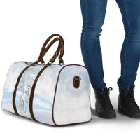 Magical Christmas Travel Bag Unicorn With Cotton Candy Xmas Tree - Wonder Print Shop