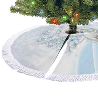 Magical Christmas Tree Skirt Unicorn With Cotton Candy Xmas Tree - Wonder Print Shop