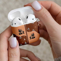 Western Yoke AirPods Case Cowgirl Drinking Wine Christmas - Wonder Print Shop