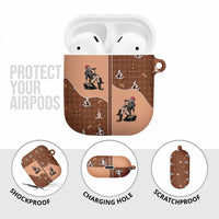 Western Yoke AirPods Case Cowgirl Drinking Wine Christmas - Wonder Print Shop