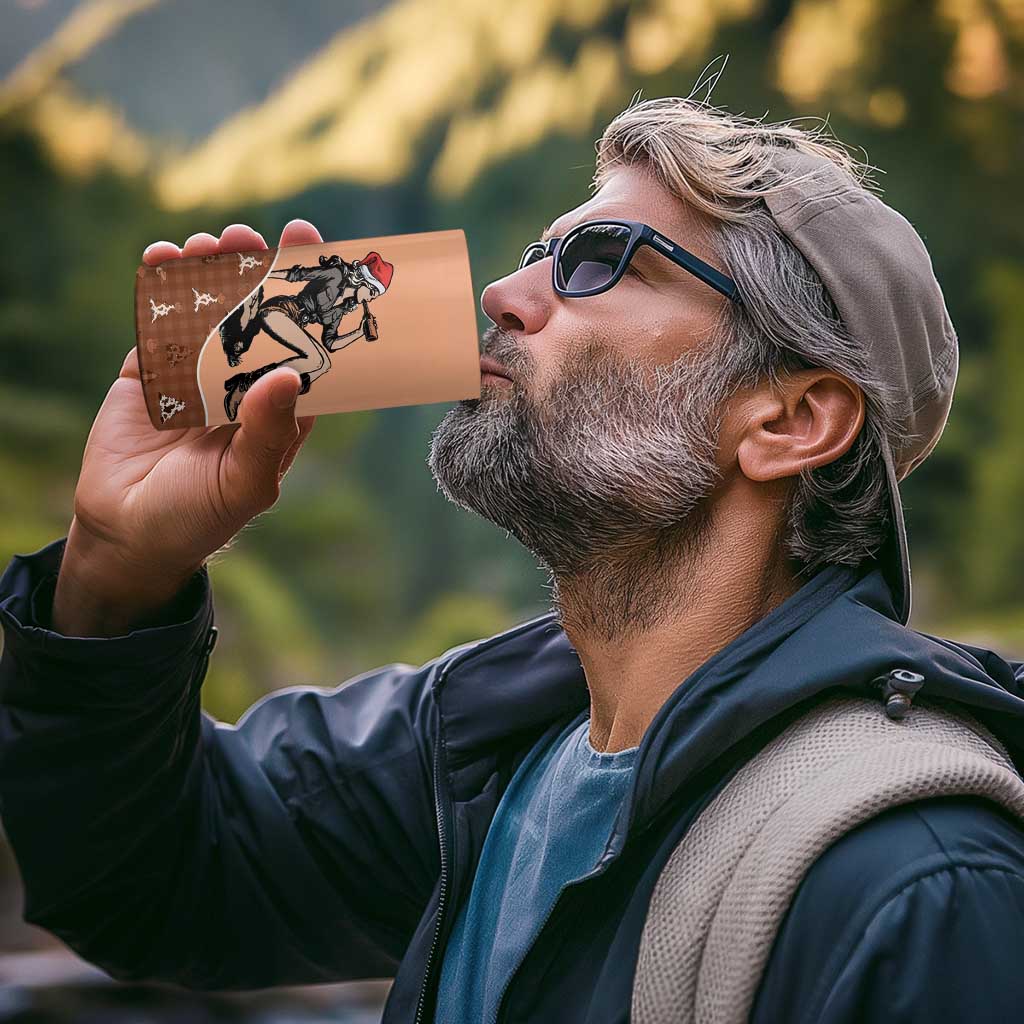 Western Yoke 4 in 1 Can Cooler Tumbler Cowgirl Drinking Wine Christmas - Wonder Print Shop