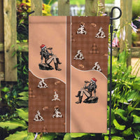 Western Yoke Garden Flag Cowgirl Drinking Wine Christmas - Wonder Print Shop