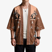 Western Yoke Kimono Cowgirl Drinking Wine Christmas - Wonder Print Shop