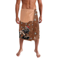 Western Yoke Lavalava Cowgirl Drinking Wine Christmas - Wonder Print Shop