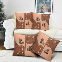 Western Yoke Pillow Cover Cowgirl Drinking Wine Christmas - Wonder Print Shop