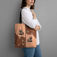 Western Yoke Tote Bag Cowgirl Drinking Wine Christmas - Wonder Print Shop