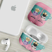 Western Yoke AirPods Case Meowdy Christmas And A Meow Year - Wonder Print Shop