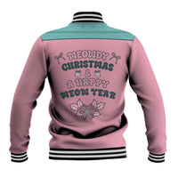 Western Yoke Baseball Jacket Meowdy Christmas And A Meow Year - Wonder Print Shop