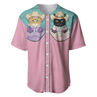Western Yoke Baseball Jersey Meowdy Christmas And A Meow Year - Wonder Print Shop