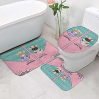 Western Yoke Bathroom Set Meowdy Christmas And A Meow Year - Wonder Print Shop
