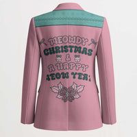 Western Yoke Blazer Meowdy Christmas And A Meow Year - Wonder Print Shop