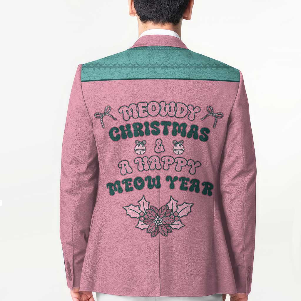 Western Yoke Blazer Meowdy Christmas And A Meow Year - Wonder Print Shop