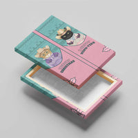 Western Yoke Canvas Wall Art Meowdy Christmas And A Meow Year - Wonder Print Shop