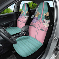 Western Yoke Car Seat Cover Meowdy Christmas And A Meow Year - Wonder Print Shop