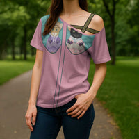 Western Yoke Cross Shoulder Shirt Meowdy Christmas And A Meow Year - Wonder Print Shop