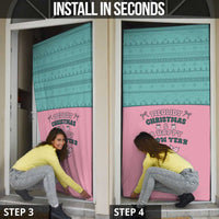 Western Yoke Door Cover Meowdy Christmas And A Meow Year - Wonder Print Shop