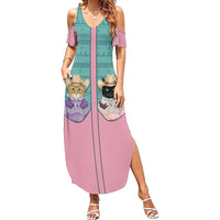 Western Yoke Family Matching Summer Maxi Dress and Hawaiian Shirt Meowdy Christmas And A Meow Year - Wonder Print Shop