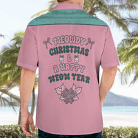 Western Yoke Hawaiian Shirt Meowdy Christmas And A Meow Year - Wonder Print Shop
