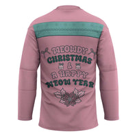 Western Yoke Hockey Jersey Meowdy Christmas And A Meow Year - Wonder Print Shop