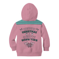 Western Yoke Kid Hoodie Meowdy Christmas And A Meow Year - Wonder Print Shop