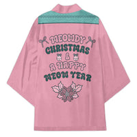 Western Yoke Kimono Meowdy Christmas And A Meow Year - Wonder Print Shop
