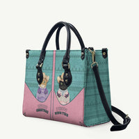 Western Yoke Leather Bag Meowdy Christmas And A Meow Year - Wonder Print Shop