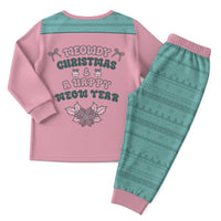 Western Yoke Christmas Pajama Set Meowdy Christmas And A Meow Year - Wonder Print Shop