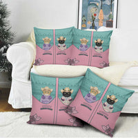 Western Yoke Pillow Cover Meowdy Christmas And A Meow Year - Wonder Print Shop