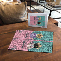 Western Yoke Puzzle Meowdy Christmas And A Meow Year - Wonder Print Shop