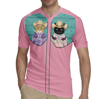 Western Yoke Rugby Jersey Meowdy Christmas And A Meow Year - Wonder Print Shop