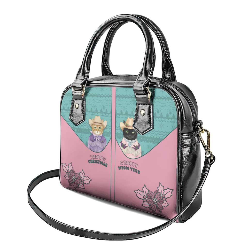 Western Yoke Shoulder Handbag Meowdy Christmas And A Meow Year - Wonder Print Shop