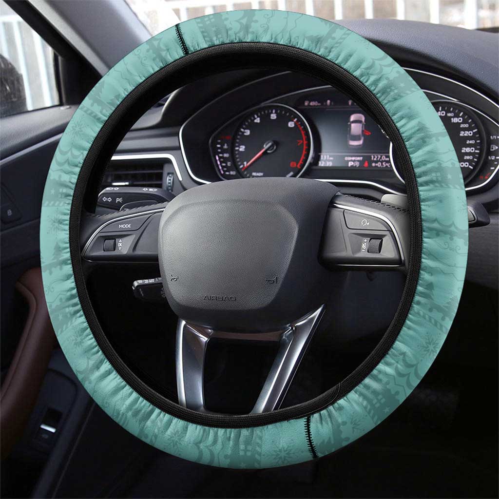 Western Yoke Steering Wheel Cover Meowdy Christmas And A Meow Year - Wonder Print Shop