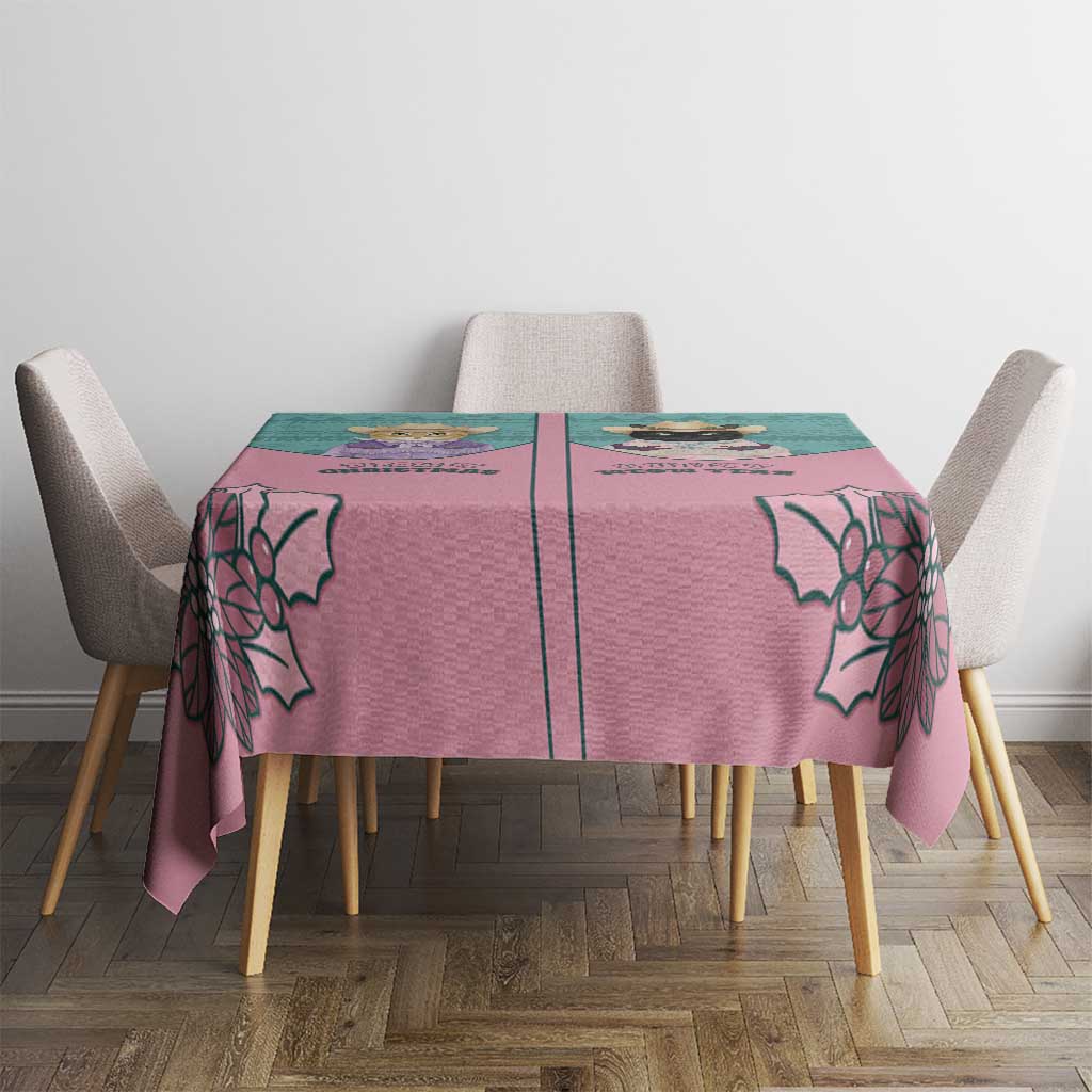 Western Yoke Tablecloth Meowdy Christmas And A Meow Year - Wonder Print Shop