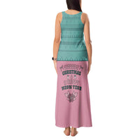 Western Yoke Tank Maxi Dress Meowdy Christmas And A Meow Year - Wonder Print Shop