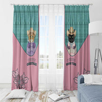Western Yoke Window Curtain Meowdy Christmas And A Meow Year - Wonder Print Shop