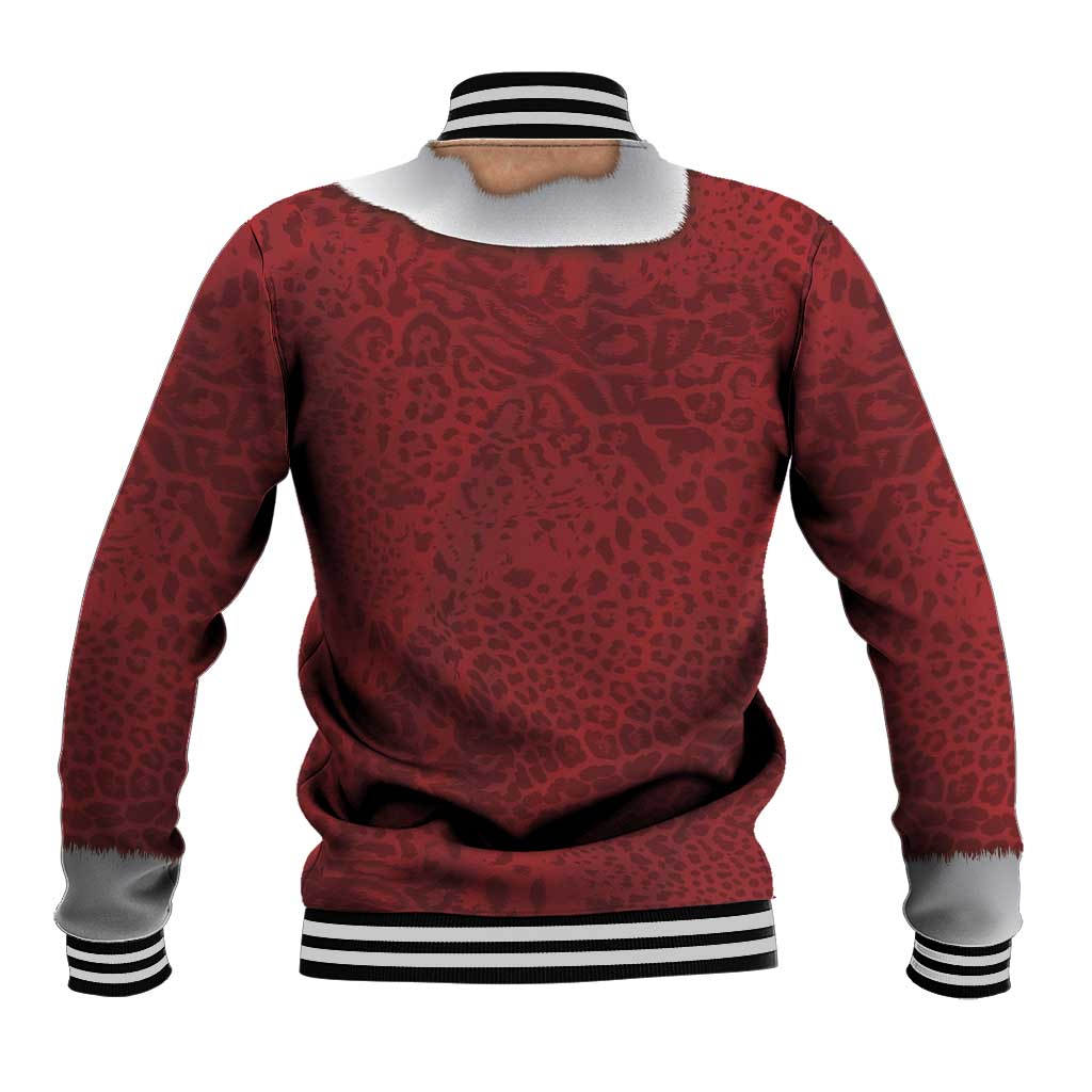 Christmas Costume Baseball Jacket Muscle Santa - Wonder Print Shop